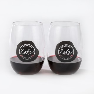 GoVino 16oz glass